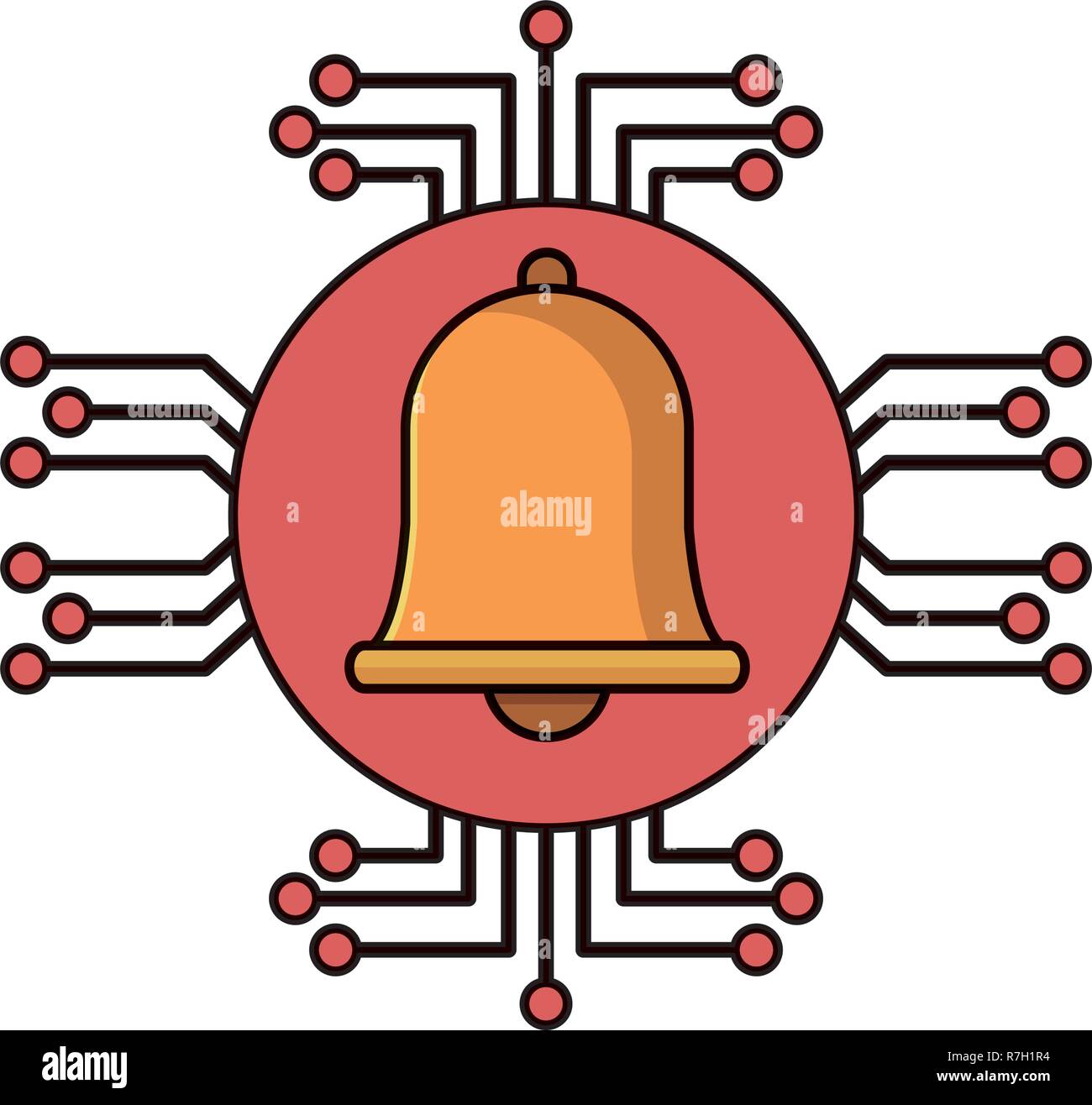 notification bell icon Stock Vector Image & Art - Alamy