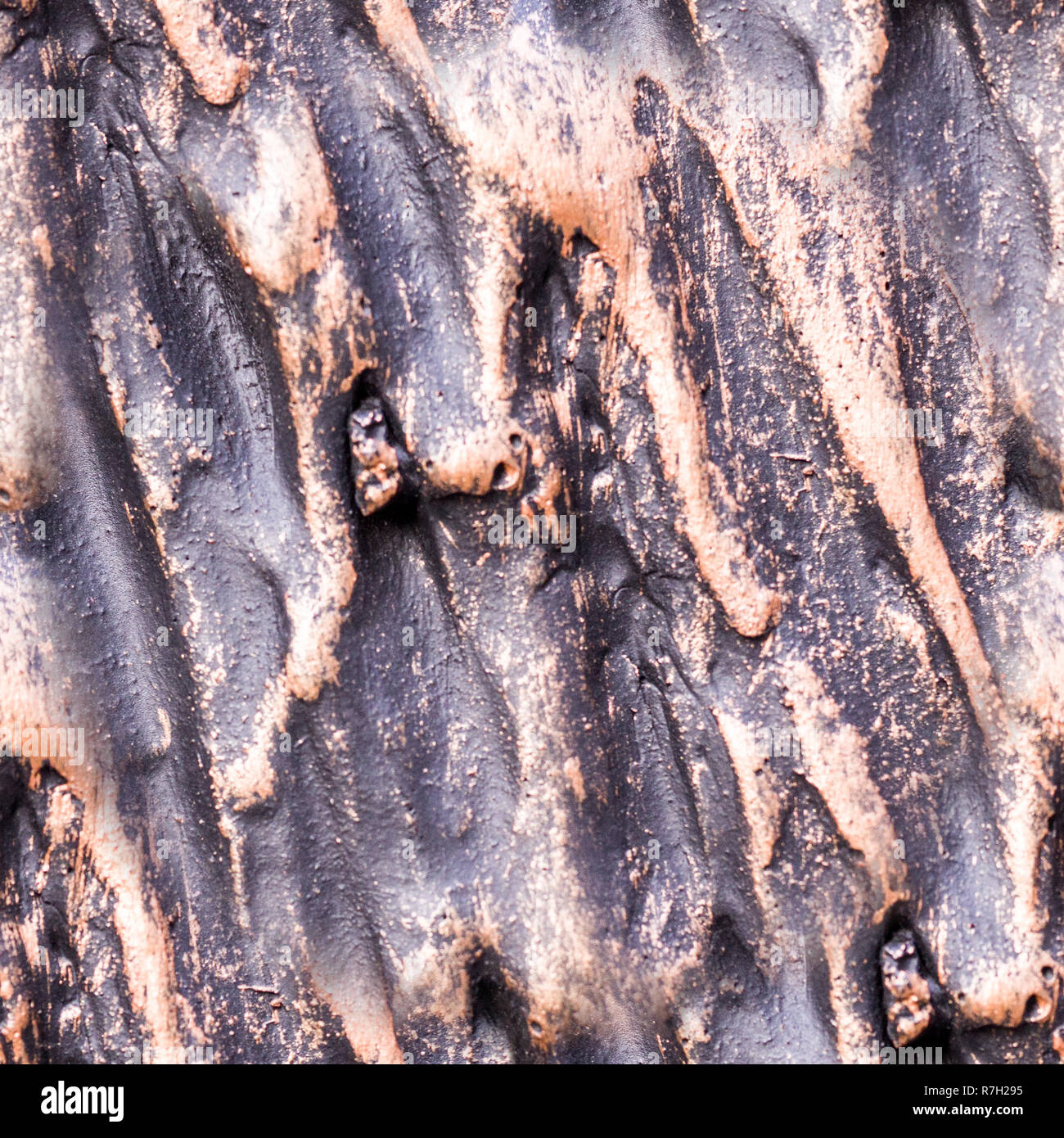 seamless polished wavy bronze texture. background, concept Stock Photo