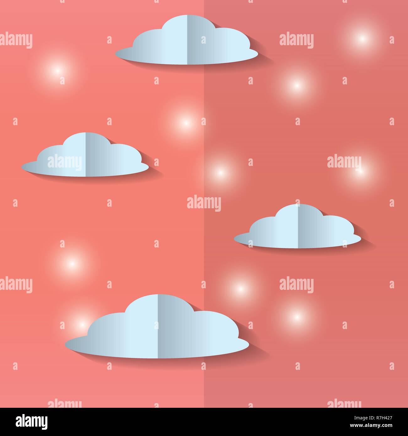 cute clouds pattern cartoon Stock Vector Image & Art - Alamy