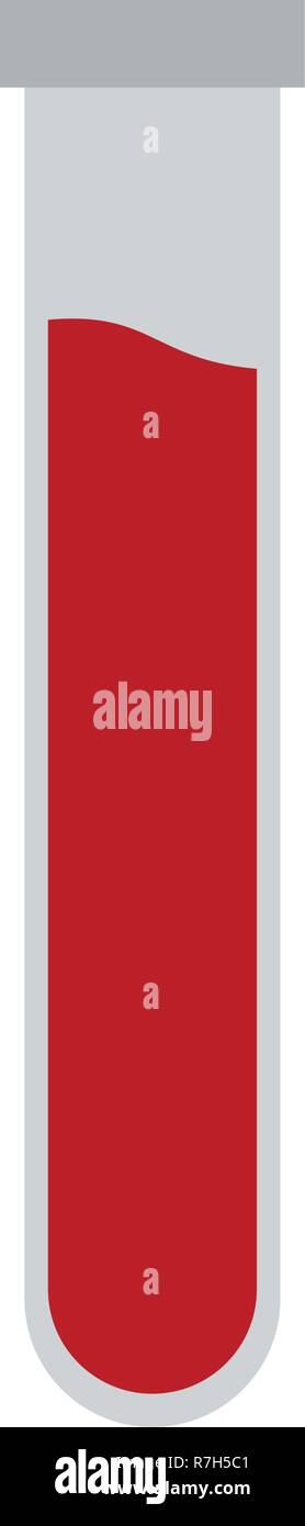 Blood test tube isolated Stock Vector Image & Art - Alamy