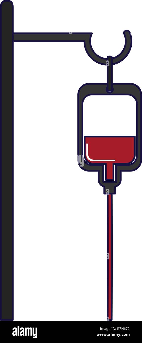 Blood bag on stand Stock Vector Image & Art Alamy