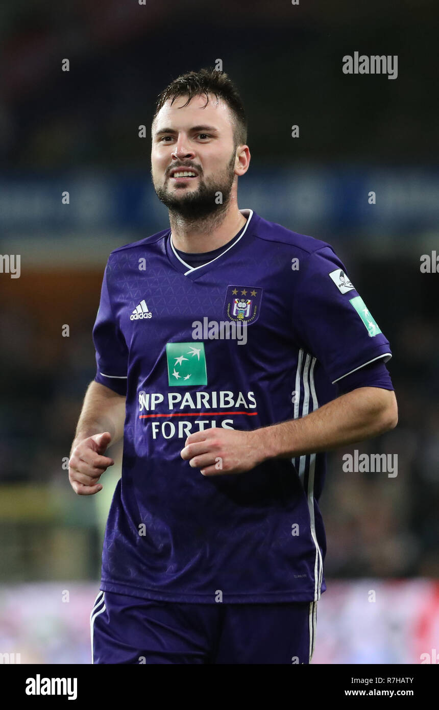 ANDERLECHT, BELGIUM - APRIL 11: 2-1 RSC Anderlecht, goal by Albert Sambi  Lokonga of RSC Anderlecht during the Jupiler Pro League match between RSC  And Stock Photo - Alamy