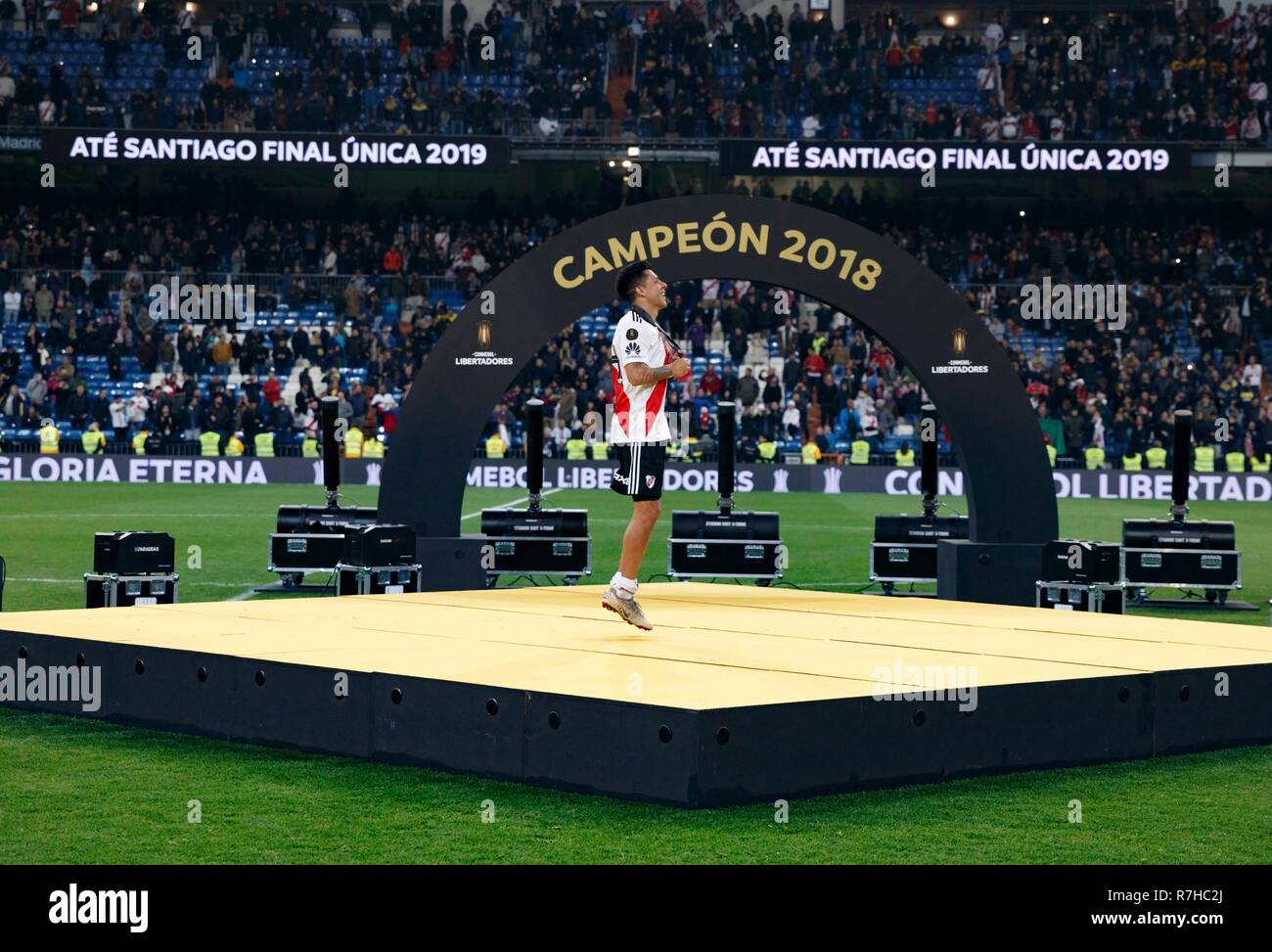 River Plate players celebrates victory in the Copa Libertadores final