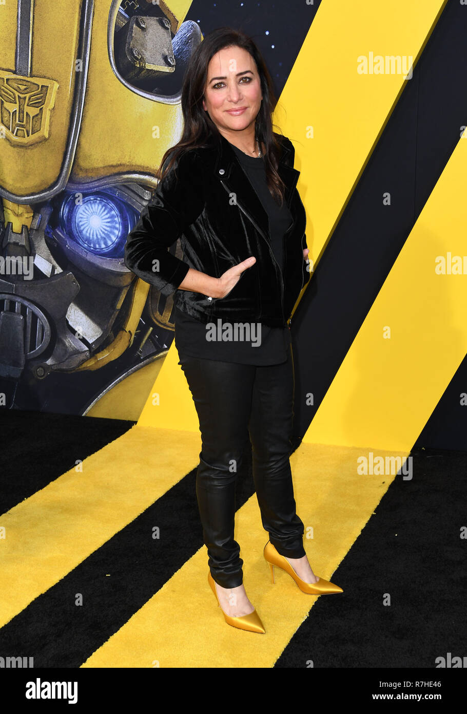 Hollywood, CA, USA. 9th Dec, 2018. 09 December 2018 - Hollywood, California - Pamela Adlon. ''Bumblebee'' Los Angeles Premiere held at TCL Chinese Theater. Photo Credit: Birdie Thompson/AdMedia Credit: Birdie Thompson/AdMedia/ZUMA Wire/Alamy Live News Stock Photo