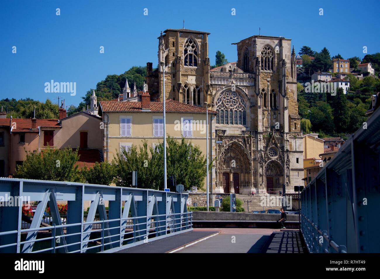 Church in Vienne, France Stock Photo
