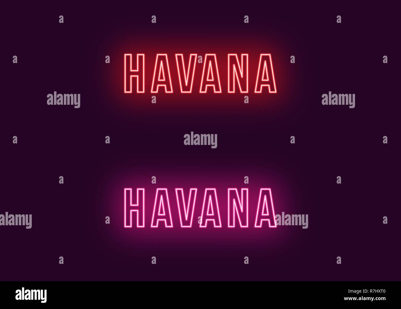 Center of havana Stock Vector Images Alamy