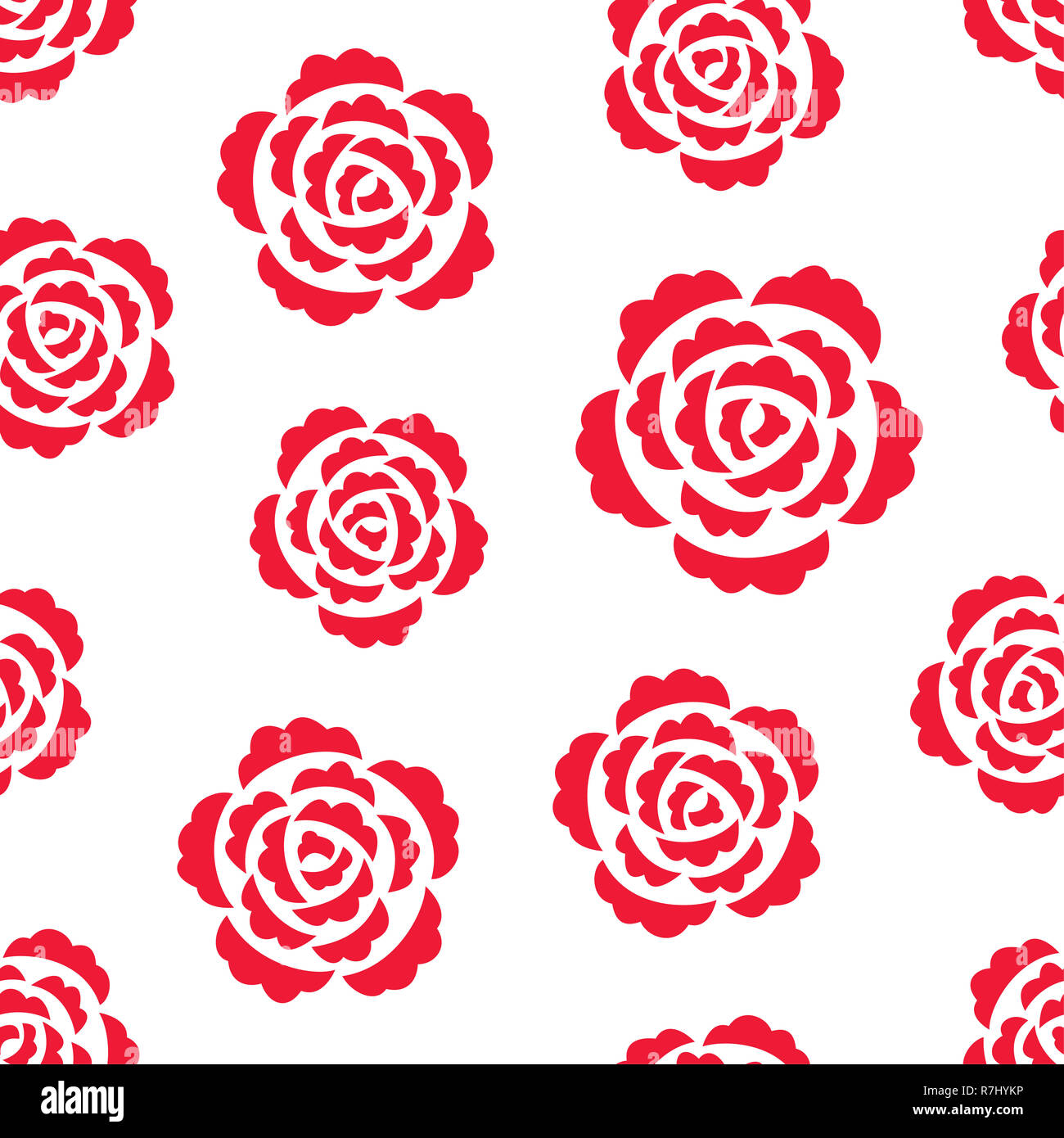 Vintage floral wallpaper seamless roses hi-res stock photography and ...
