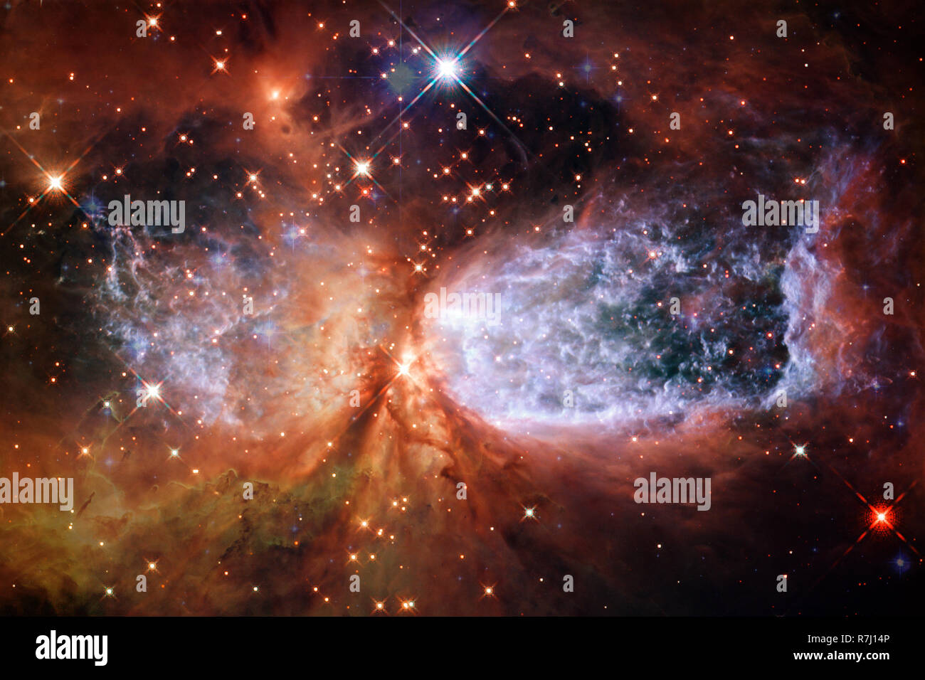 Stars, galaxies and nebulas in awesome cosmic image. Elements of this ...