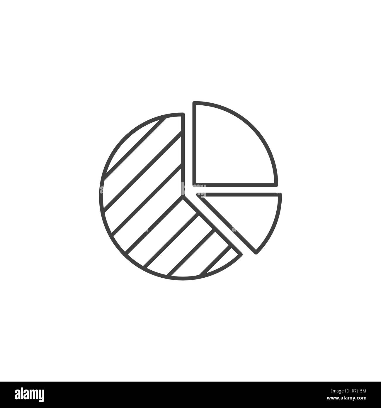 Vector line statistics data Black and White Stock Photos & Images - Alamy