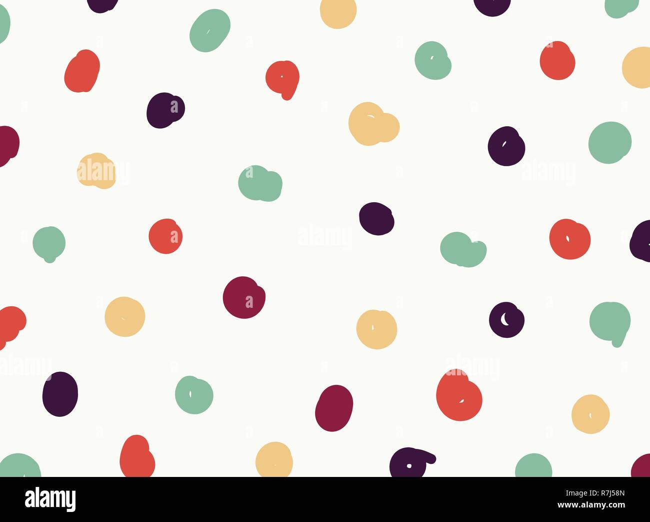 Abstract of free shape colorful dot pattern background, vector eps10 ...