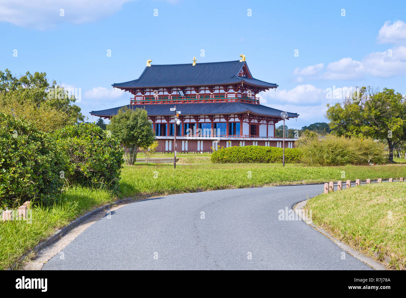 Heijo Palace or Nara palace in Nara city Stock Photo