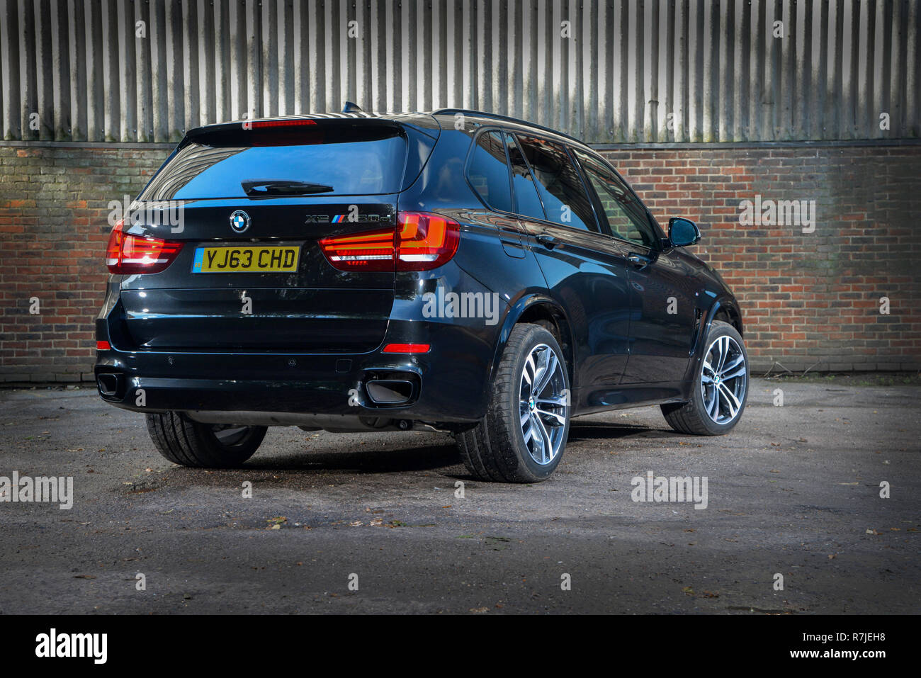 2013 BMW X5 M50d German performance SUV Stock Photo
