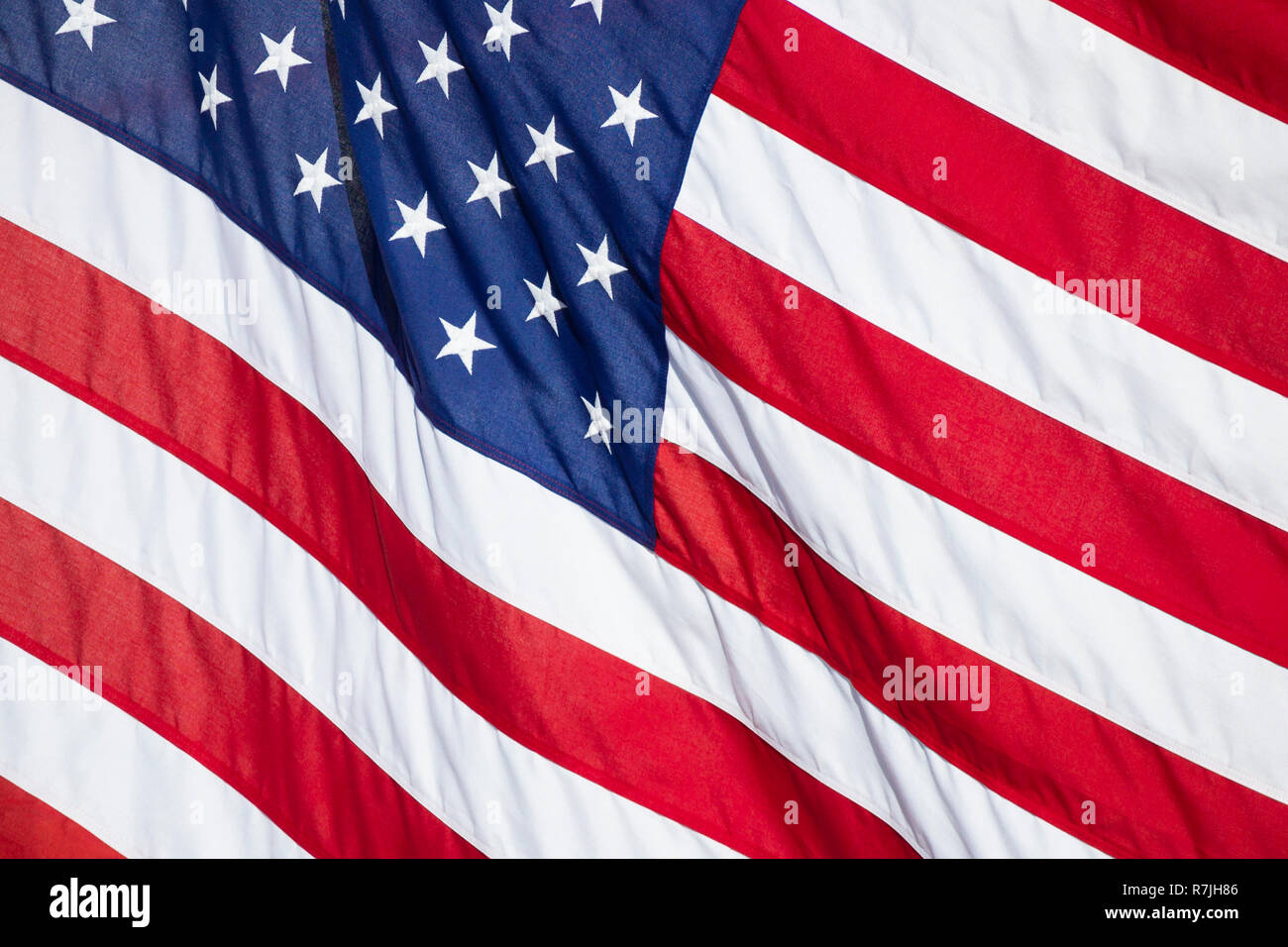 Stars and stripes flag Stock Photo