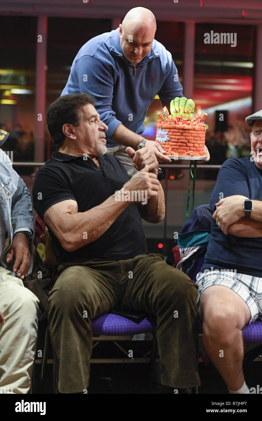 Lou Ferrigno celebrates his 67th birthday at Edinburgh Comic Con held
