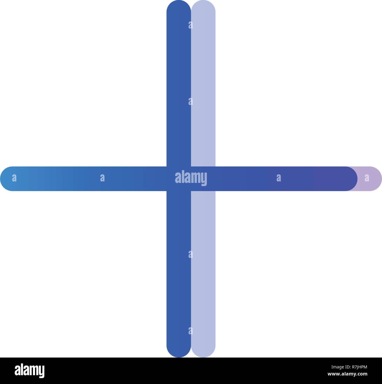 Plus symbol shadow Stock Vector Images Alamy