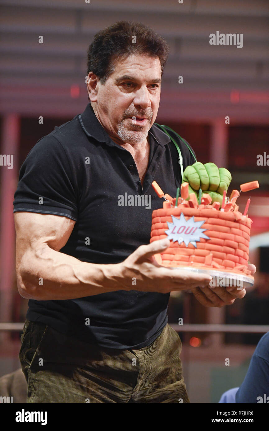 Lou Ferrigno celebrates his 67th birthday at Edinburgh Comic Con held