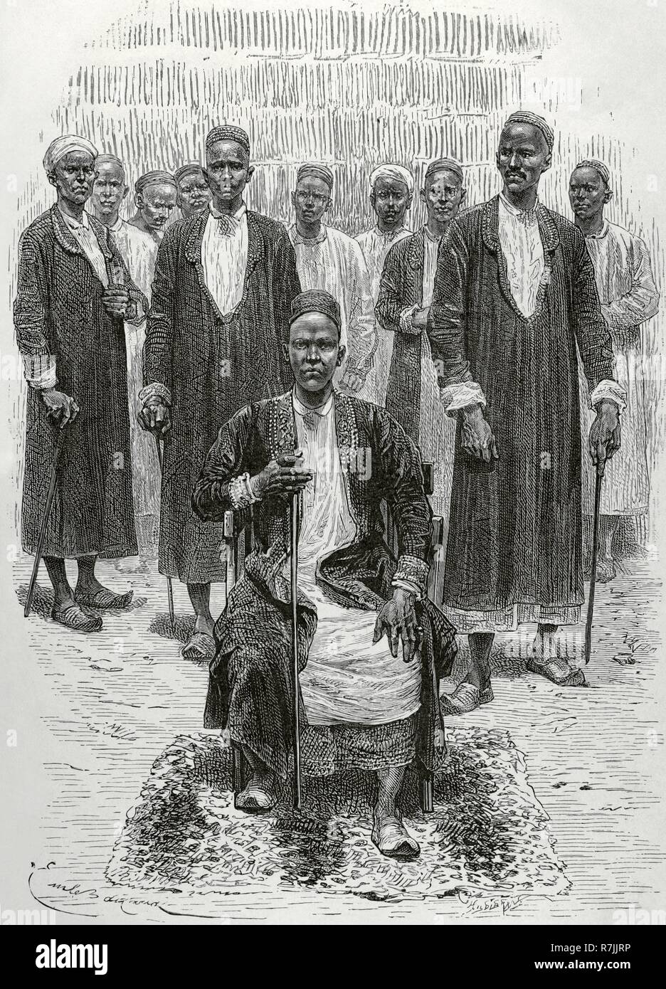 Africa Central. Mutesa o Mtesa I (18371884) el Kabaka (rey) del Reino