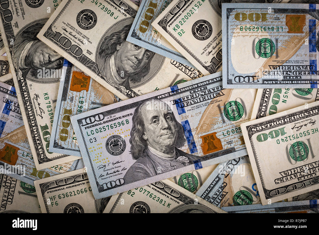100 and 50 dollar bills hi-res stock photography and images - Alamy