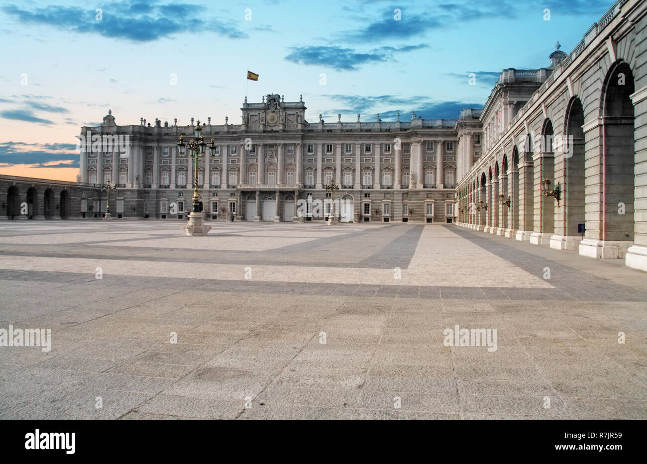 Madrid Royal palace, Spain Stock Photo