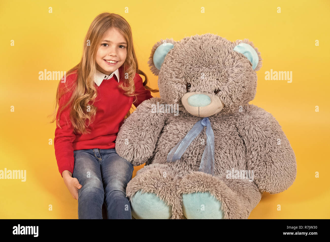 huge grey teddy bear