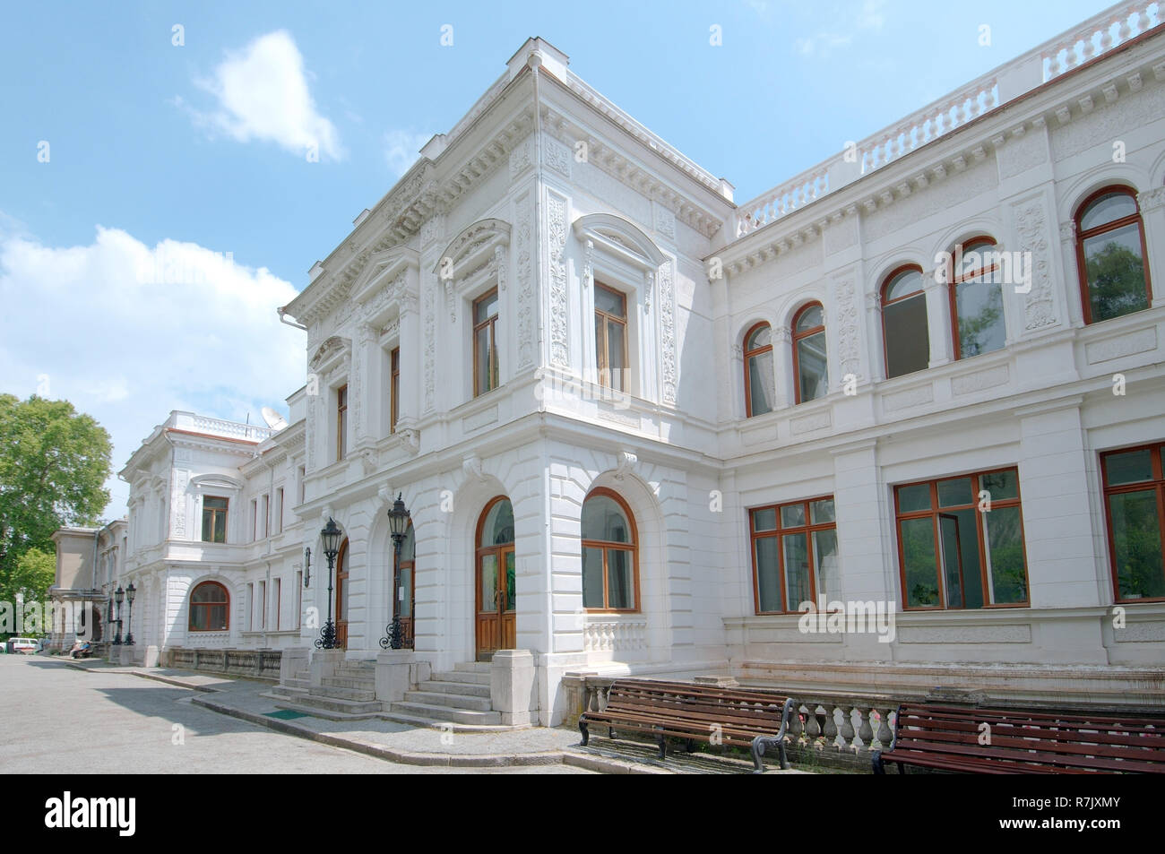 Livadia Palace, summer palace of the last Russian Imperial family, The Greater Yalta, Crimea, Ukraine Stock Photo