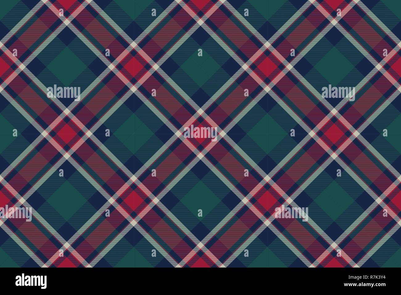 Tartan plaid pattern in green and red. Print fabric texture seamless ...