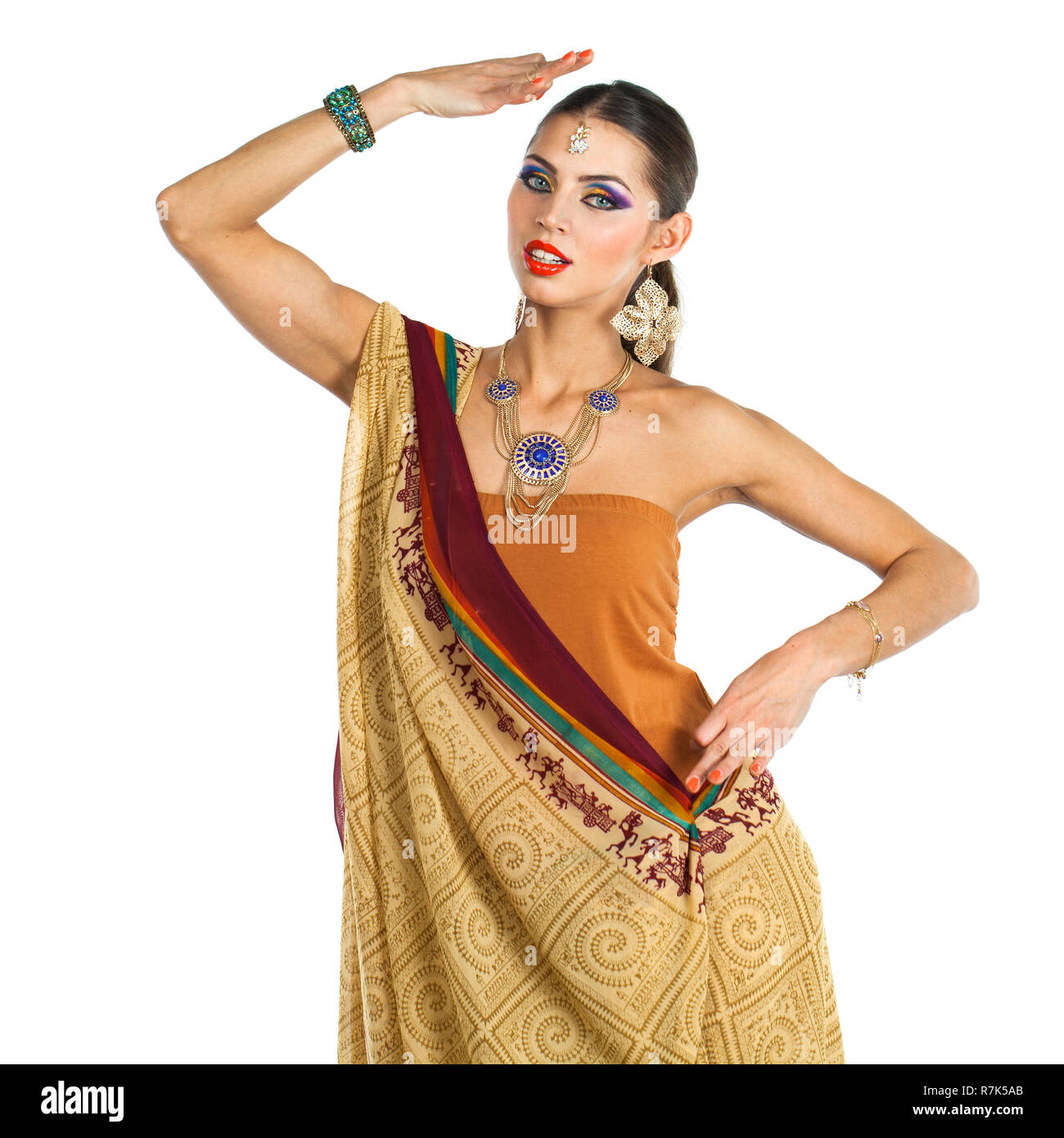 white christmas dresses Diya Benarasi Saree  WaliaJones