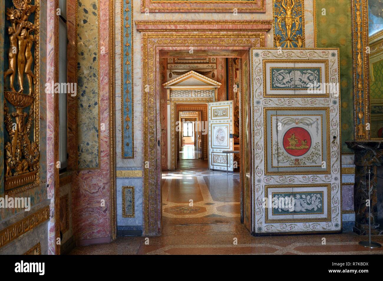 Italy, Lombardy, Mantua (Mantova), listed as World Heritage by UNESCO