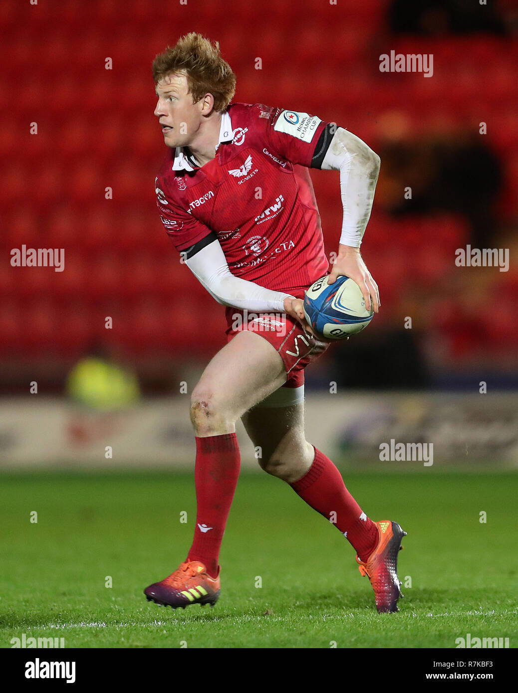 Scarlets Rhys Patchell during Heineken Champions Cup, pool four match ...