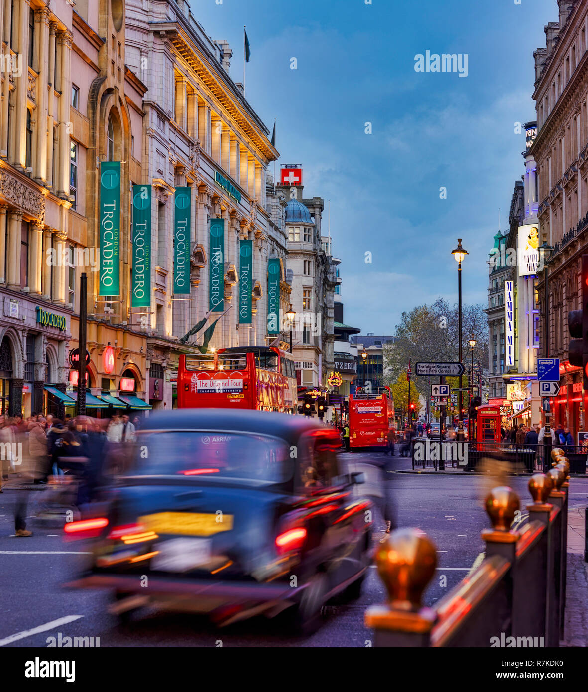 Traffic in london stock photo alamy