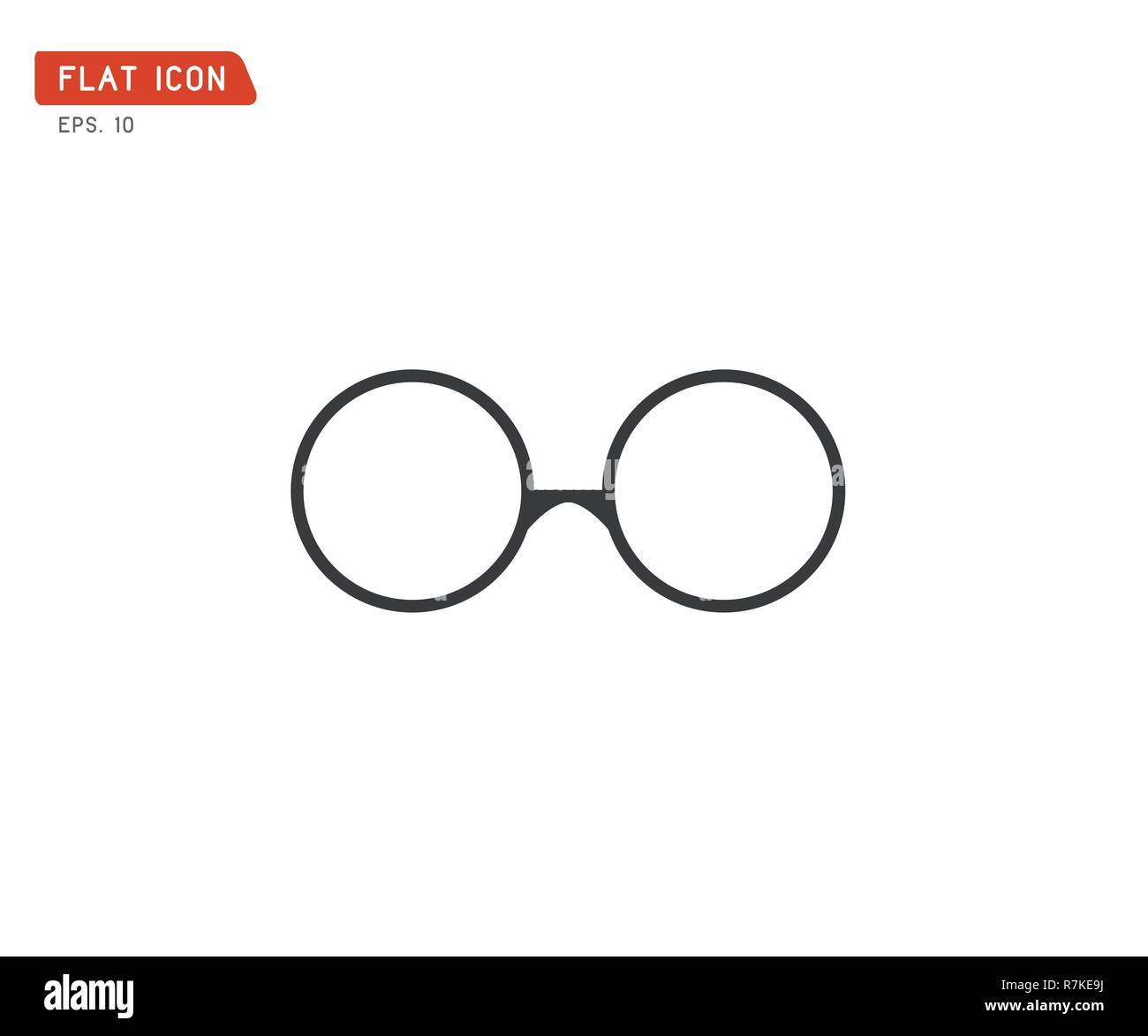 Nerd glasses icon, retro logo vector illustration Stock Vector Image & Art  - Alamy