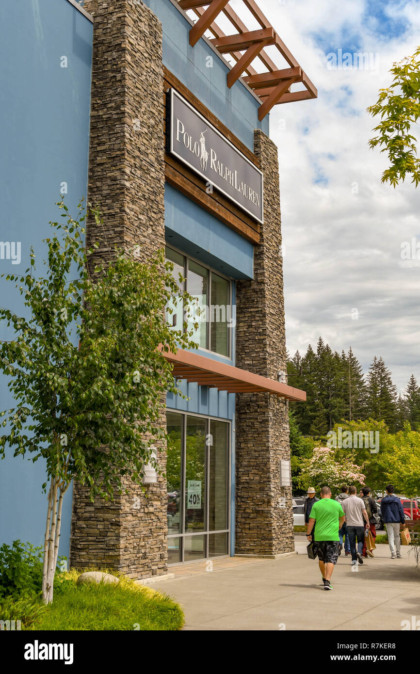 Exterior Ralph Lauren Outlet, Beijing, China Editorial Stock Image