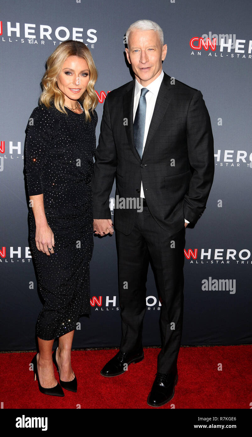 Kelly Ripa Cooper New York City, New York, USA. 9th Dec, 2018. KELLY RIPA and ANDERSON ...