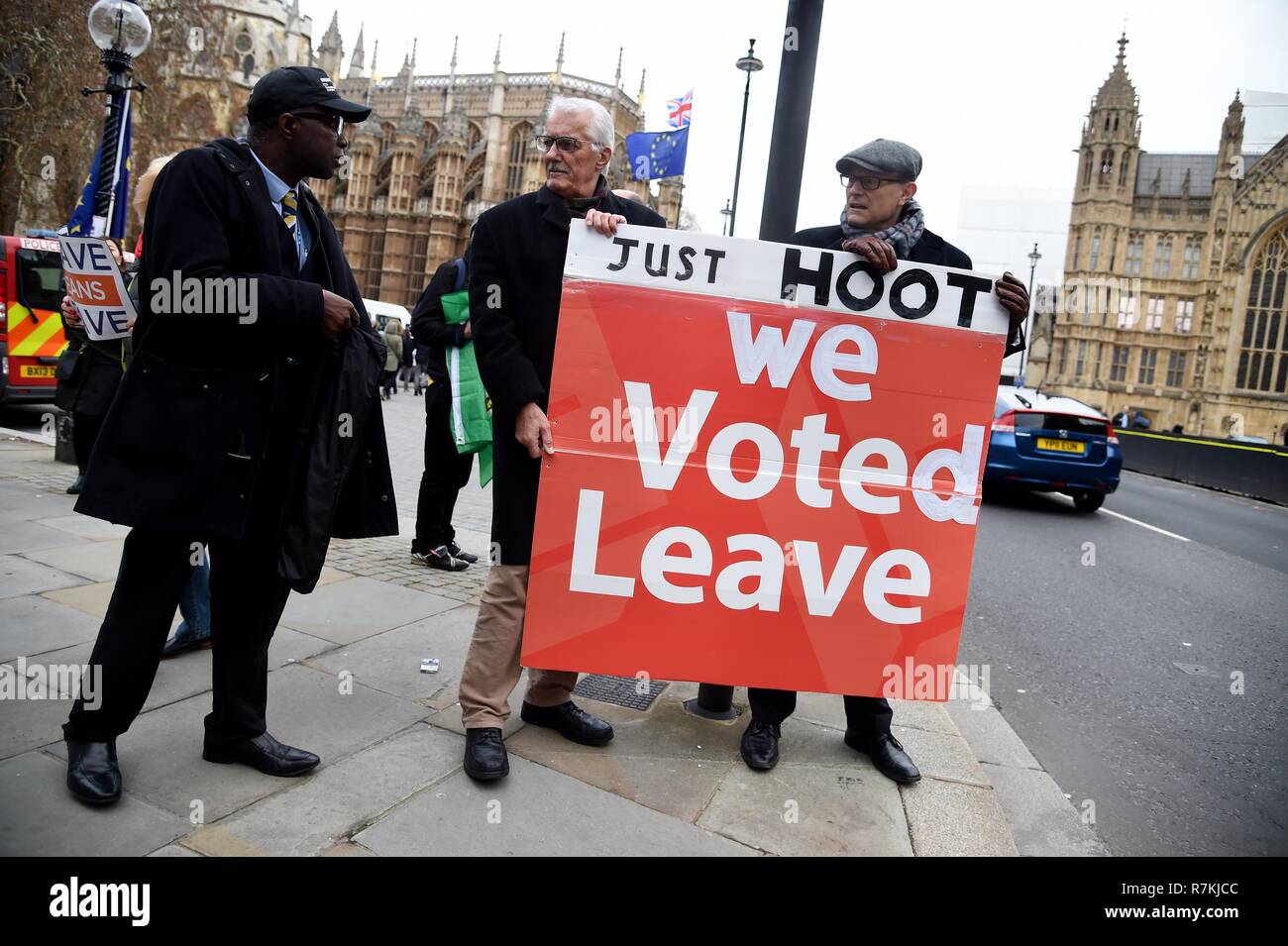 Brexit protests, Westminster, London Credit: Finnbarr Webster/Alamy Live News Stock Photo