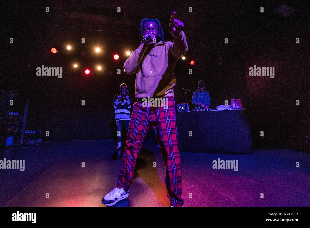 Copenhagen, Denmark. December 9, 2018. The American rapper Denzel Curry ...