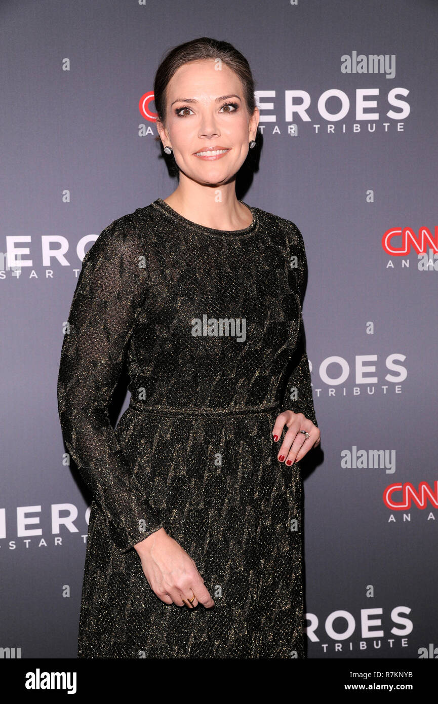 New York, USA. 9th Dec 2018. Erica Hill attends the 12th Annual CNN Heroes: An All-Star Tribute at American Museum of Natural History on December 9, 2018 in New York City. Credit: Ron Adar/Alamy Live News Stock Photo