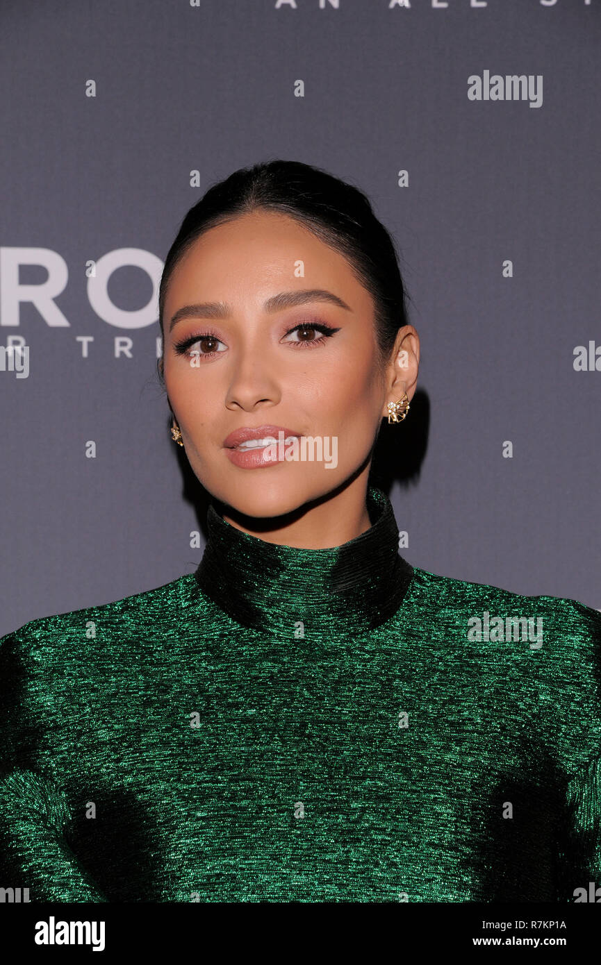 New York, USA. 9th Dec 2018. Shay Mitchell attends the 12th Annual CNN Heroes: An All-Star Tribute at American Museum of Natural History on December 9, 2018 in New York City. Credit: Ron Adar/Alamy Live News Stock Photo