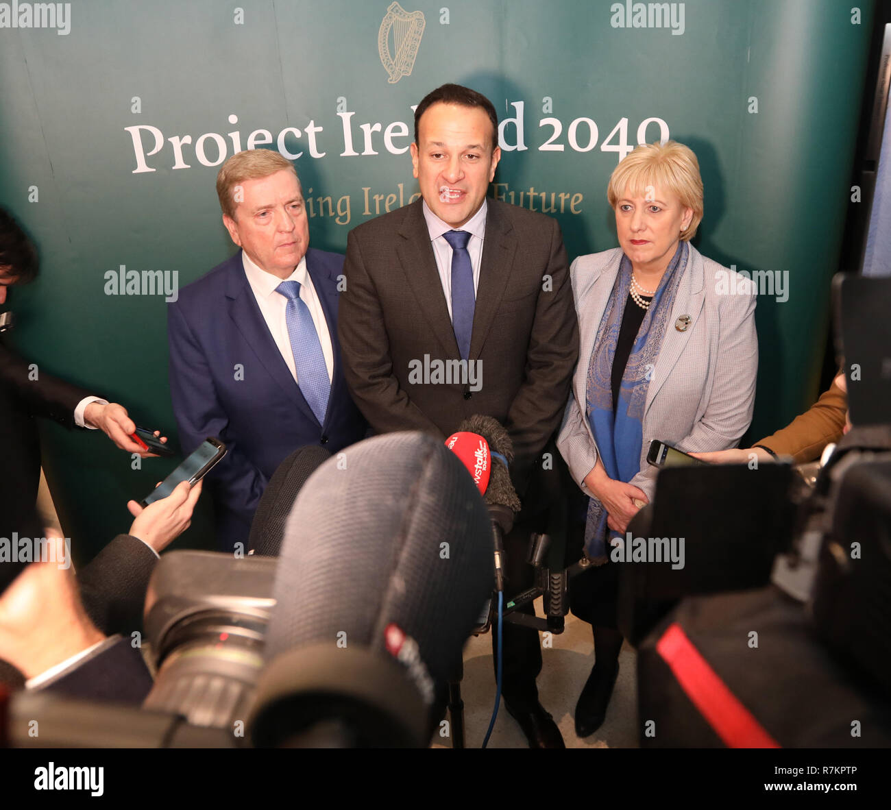 Irish Taoiseach Leo Varadkar states that the Brexit Deal with the EU is 'the only deal on the table'. Dublin, Ireland Stock Photo