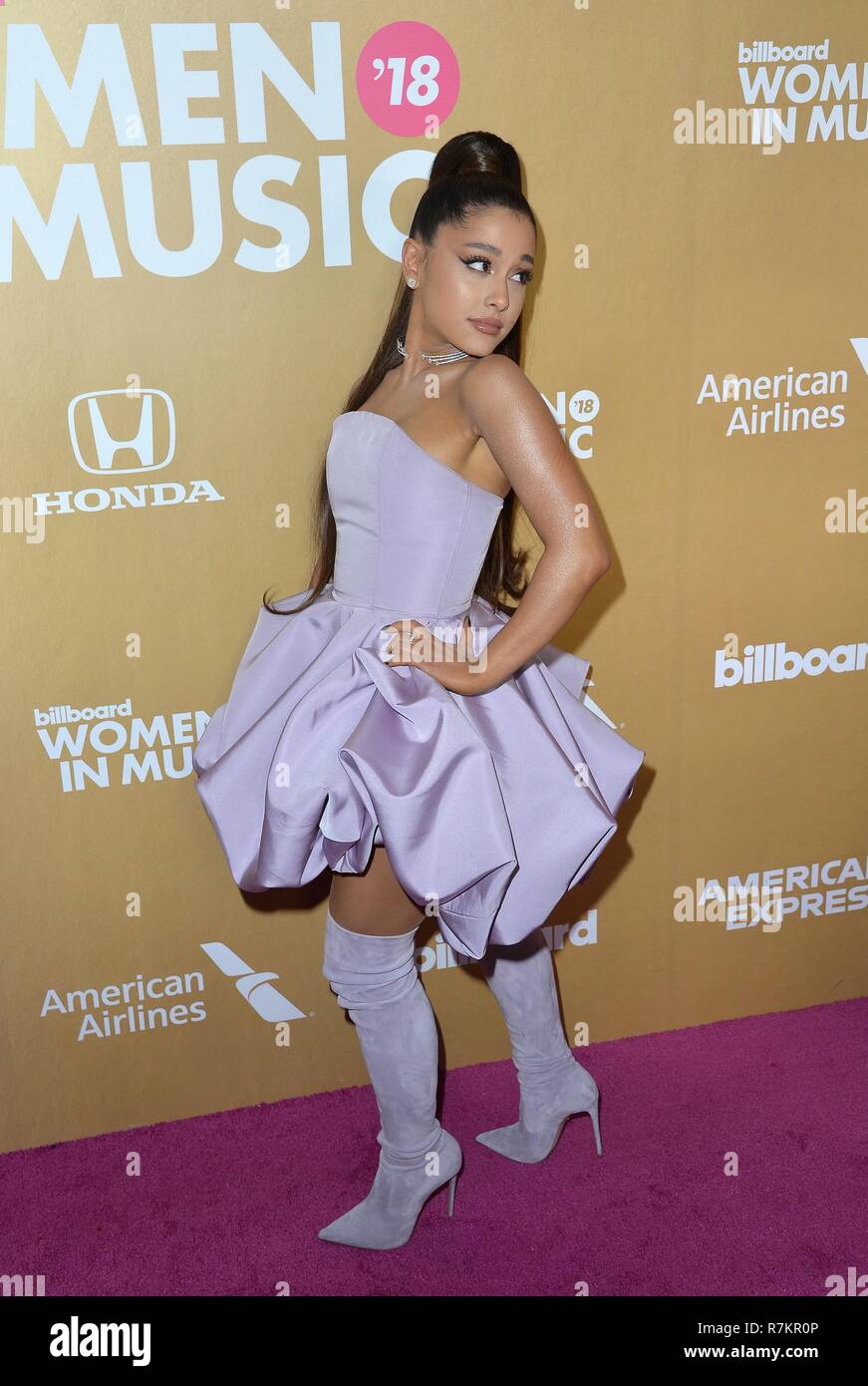 Ariana Grande at arrivals for Billboard Women in Music 2018, Pier 36 ...
