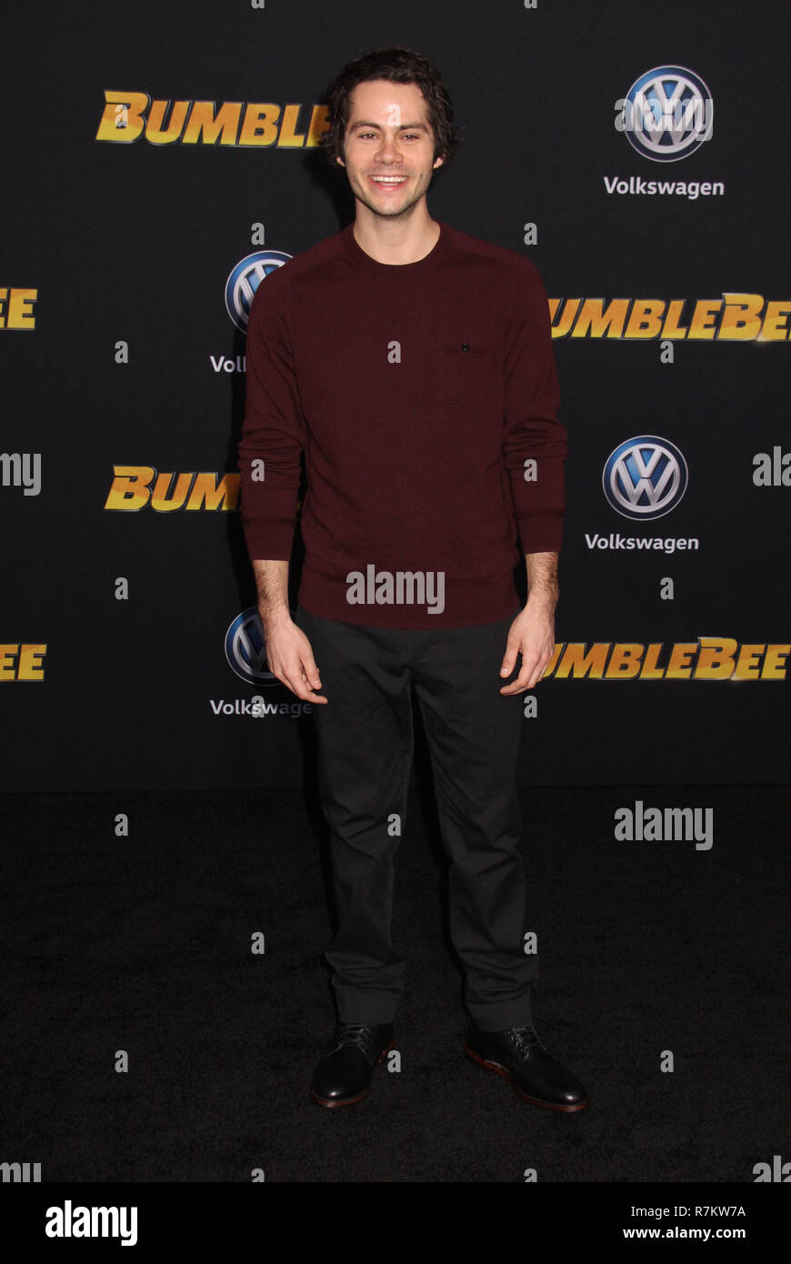 Dylan O'Brien 12/09/2018 The Global Premiere of "Bumblebee" held at TCL Chinese Theater in Los