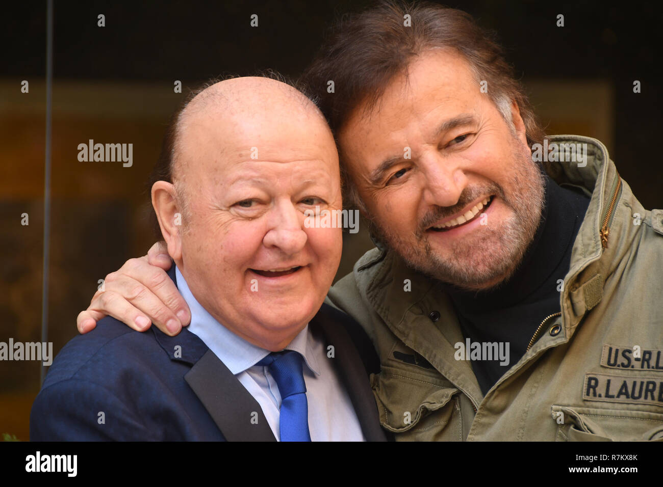 Rome, Italy. 10th Dec 2018. Hotel le Meridienne Visconti - Presentation film AMICI COME PRIMA Christian De Sica and Massimo Boldi  Credit: Giuseppe Andidero Credit: Giuseppe Andidero/Alamy Live News Stock Photo