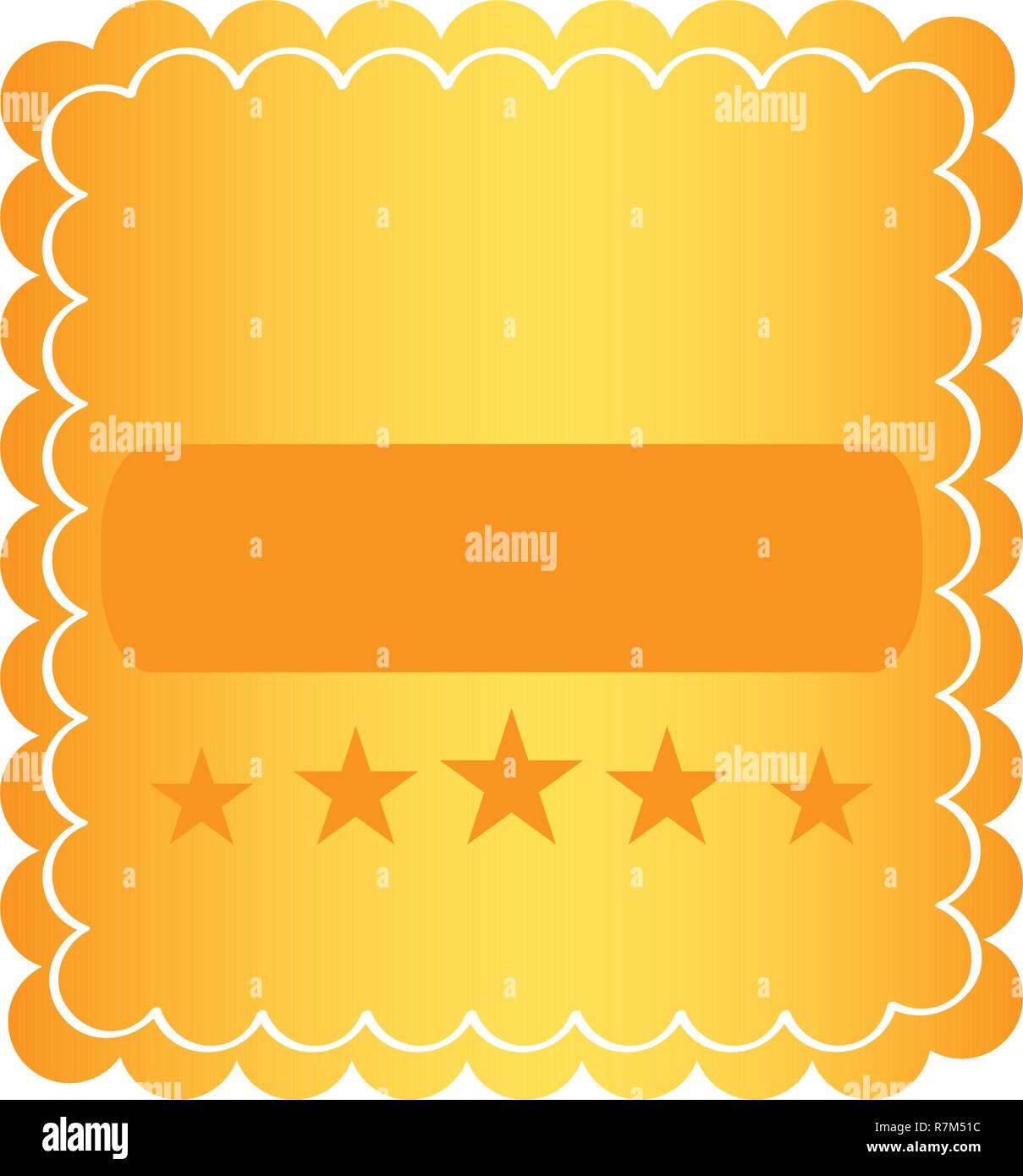 Isolated empty retro premium label Stock Vector Image & Art - Alamy