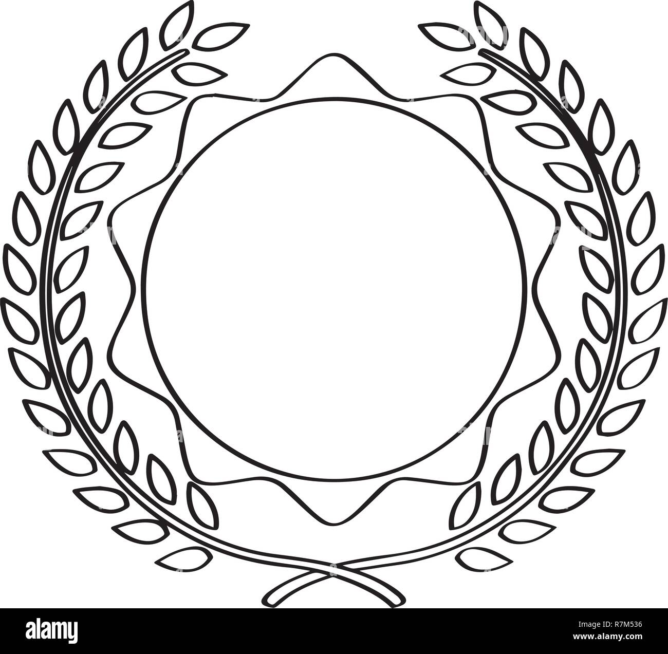 Isolated empty retro premium label icon Stock Vector Image & Art - Alamy