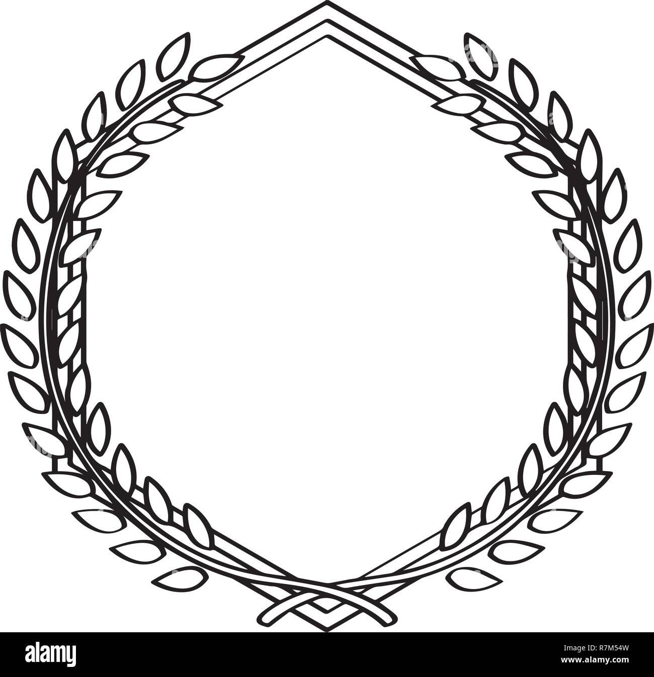 Isolated empty retro premium label icon Stock Vector Image & Art - Alamy