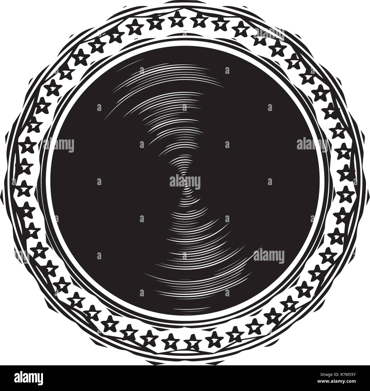 Isolated empty retro premium label icon Stock Vector Image & Art - Alamy
