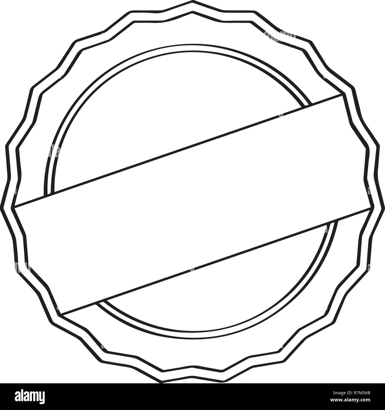 Isolated empty retro premium label icon Stock Vector Image & Art - Alamy
