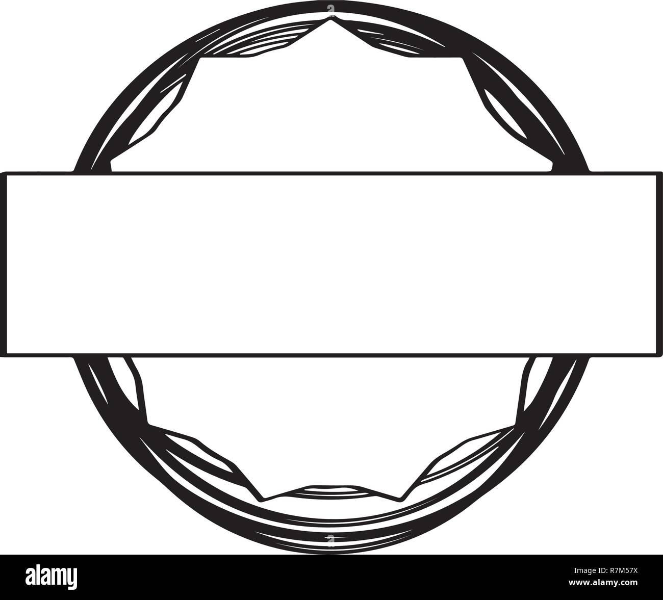Isolated empty retro premium label icon Stock Vector Image & Art - Alamy