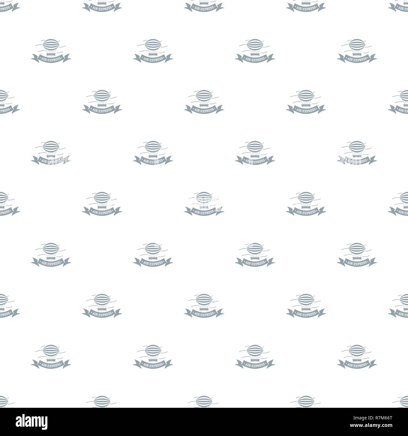 Vintage dirigible pattern vector seamless Stock Vector