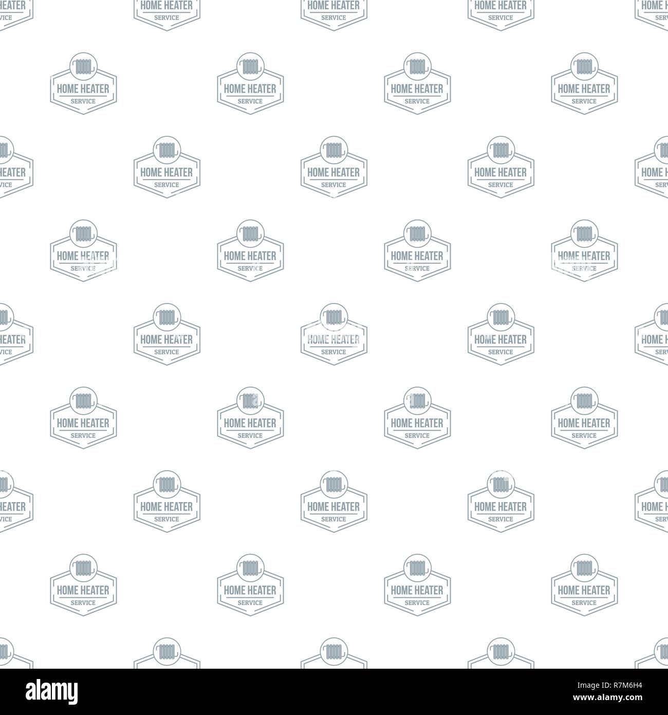 Heater pattern vector seamless Stock Vector