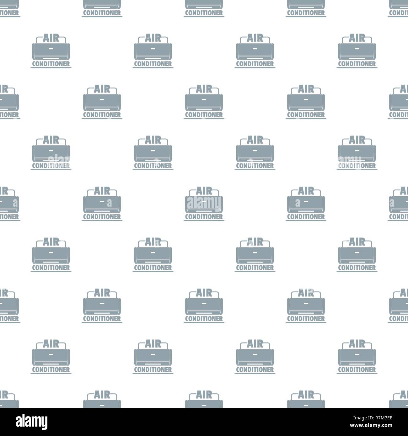 Air conditioner pattern vector seamless Stock Vector